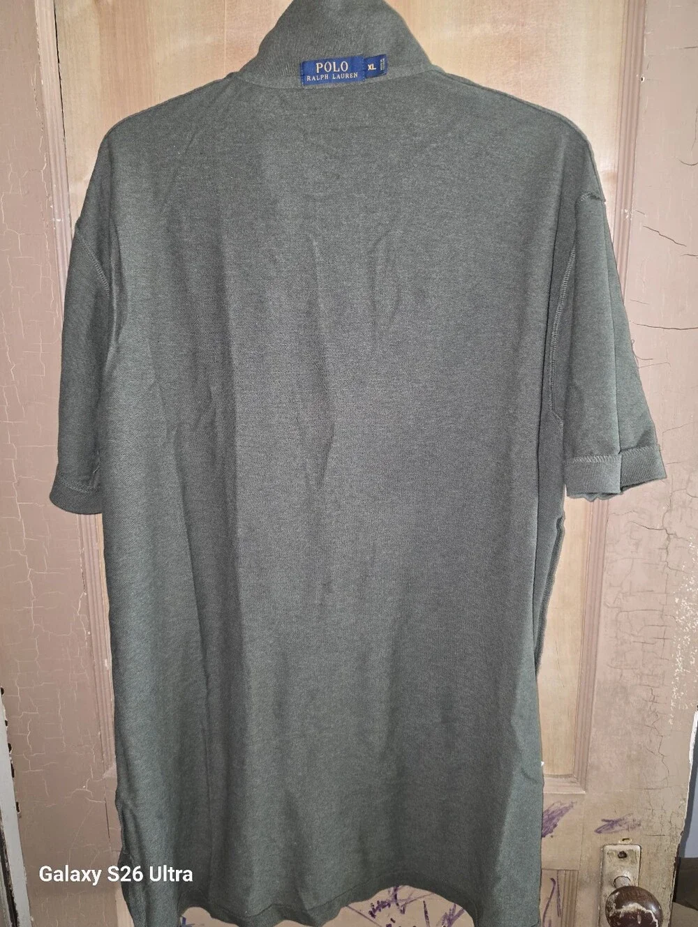 Ralph Lauren Men's Olive Polo with Purple Pony